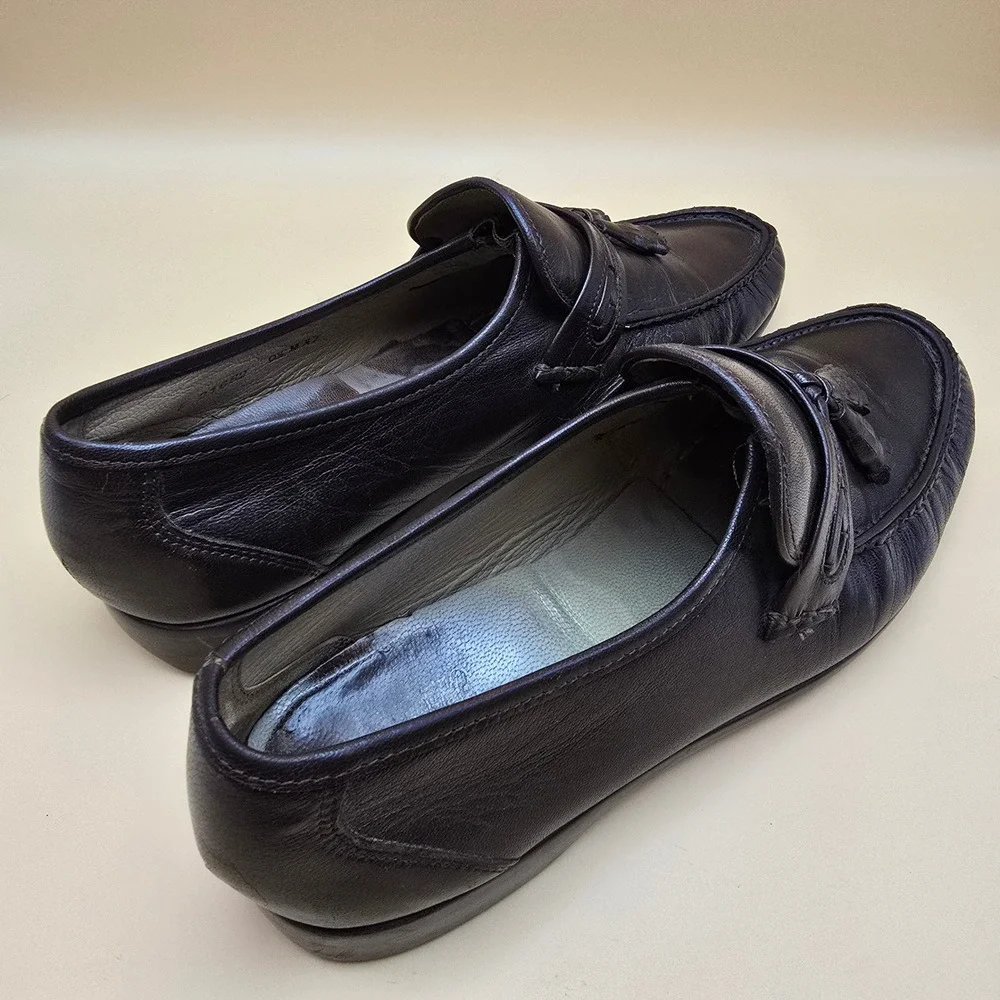 Nunn Bush Lites F21662 Mens Brown Leather Tassel Loafers Slip On Shoes 9.5 M‎